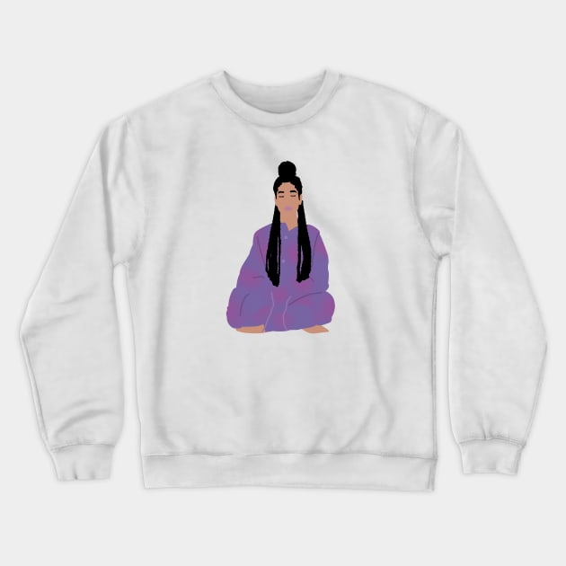 Jhene Aiko Magic Hour Crewneck Sweatshirt by sofjac